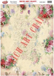 8031 PİRİNÇ DEKUPAJ KAĞIDI (Rice Paper) - 2
