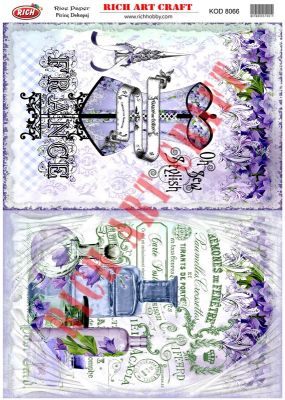 8066 PİRİNÇ DEKUPAJ KAĞIDI (Rice Paper) - 1