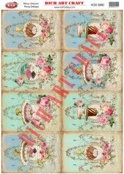 8090 PİRİNÇ DEKUPAJ KAĞIDI (Rice Paper) - 3