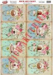 8090 PİRİNÇ DEKUPAJ KAĞIDI (Rice Paper) - 2