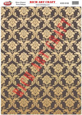 8100 PİRİNÇ DEKUPAJ KAĞIDI (Rice Paper) - 1
