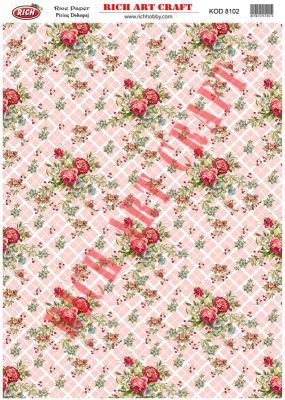 8102 PİRİNÇ DEKUPAJ KAĞIDI (Rice Paper) - 1