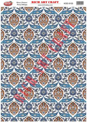 8103 PİRİNÇ DEKUPAJ KAĞIDI (Rice Paper) - 1