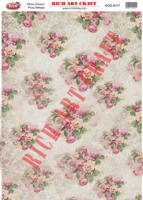 8117 PİRİNÇ DEKUPAJ KAĞIDI (Rice Paper) - 1