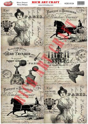 8124 PİRİNÇ DEKUPAJ KAĞIDI (Rice Paper) - 1