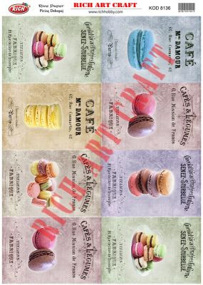 8136 PİRİNÇ DEKUPAJ KAĞIDI (Rice Paper) - 1
