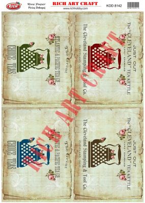 8142 PİRİNÇ DEKUPAJ KAĞIDI (Rice Paper) - 1
