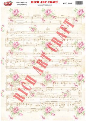 8146 PİRİNÇ DEKUPAJ KAĞIDI (Rice Paper) - 1