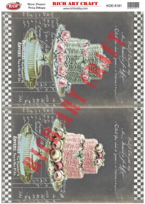 8181 PİRİNÇ DEKUPAJ KAĞIDI (Rice Paper) - 1