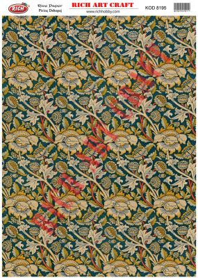 8195 PİRİNÇ DEKUPAJ KAĞIDI (Rice Paper) - 1