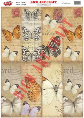 8202 PİRİNÇ DEKUPAJ KAĞIDI (Rice Paper) - 1