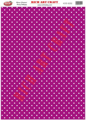 8252 PİRİNÇ DEKUPAJ KAĞIDI (Rice Paper) - 1
