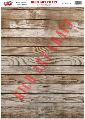 8258 PİRİNÇ DEKUPAJ KAĞIDI (Rice Paper) - 1