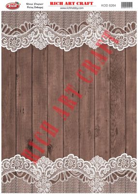 8264 PİRİNÇ DEKUPAJ KAĞIDI (Rice Paper) - 1