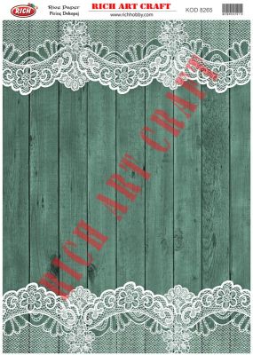 8265 PİRİNÇ DEKUPAJ KAĞIDI (Rice Paper) - 1