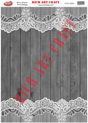 8266 PİRİNÇ DEKUPAJ KAĞIDI (Rice Paper) - 1