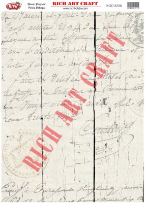 8268 PİRİNÇ DEKUPAJ KAĞIDI (Rice Paper) - 1