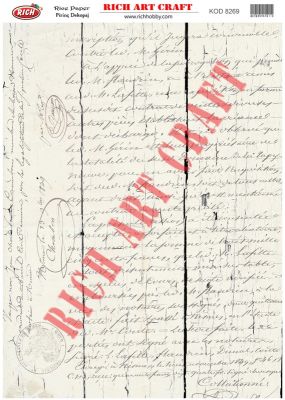 8269 PİRİNÇ DEKUPAJ KAĞIDI (Rice Paper) - 1
