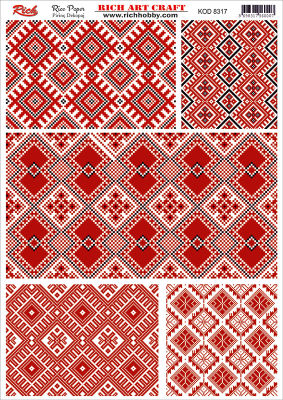 8317 PİRİNÇ DEKUPAJ KAĞIDI (Rice Paper) - 1