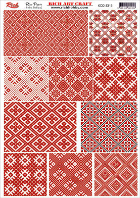 8318 PİRİNÇ DEKUPAJ KAĞIDI (Rice Paper) - 1