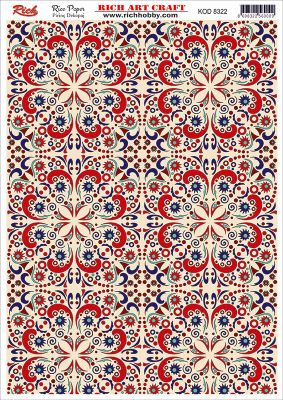 8322 PİRİNÇ DEKUPAJ KAĞIDI (Rice Paper) - 1