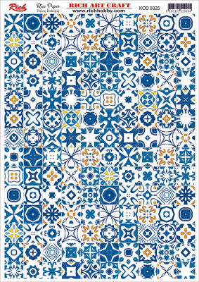 8325 PİRİNÇ DEKUPAJ KAĞIDI (Rice Paper) - 1