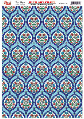 8326 PİRİNÇ DEKUPAJ KAĞIDI (Rice Paper) - 1