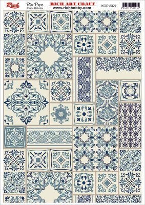 8327 PİRİNÇ DEKUPAJ KAĞIDI (Rice Paper) - 1