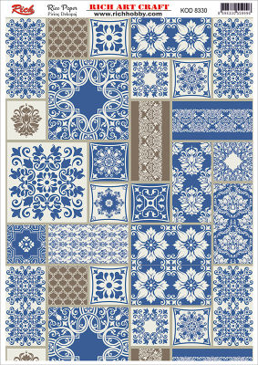 8330 PİRİNÇ DEKUPAJ KAĞIDI (Rice Paper) - 1