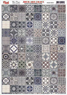 8331 PİRİNÇ DEKUPAJ KAĞIDI (Rice Paper) - 1
