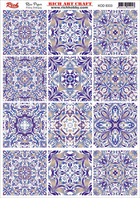 8333 PİRİNÇ DEKUPAJ KAĞIDI (Rice Paper) - 1