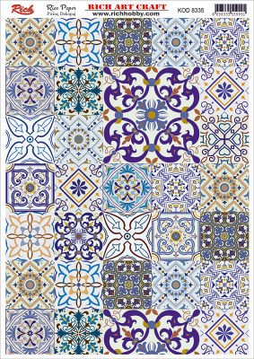 8335 PİRİNÇ DEKUPAJ KAĞIDI (Rice Paper) - 1