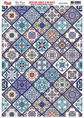 8339 PİRİNÇ DEKUPAJ KAĞIDI (Rice Paper) - 1