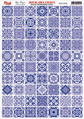 8342 PİRİNÇ DEKUPAJ KAĞIDI (Rice Paper) - 1