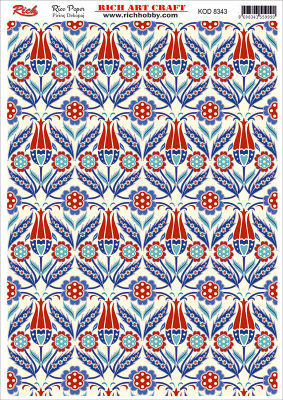 8343 PİRİNÇ DEKUPAJ KAĞIDI (Rice Paper) - 1