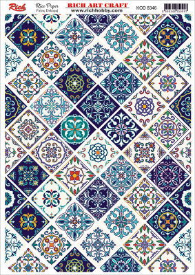 8346 PİRİNÇ DEKUPAJ KAĞIDI (Rice Paper) - 1