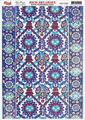 8355 PİRİNÇ DEKUPAJ KAĞIDI (Rice Paper) - 1