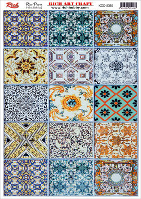 8356 PİRİNÇ DEKUPAJ KAĞIDI (Rice Paper) - 1