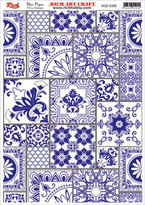 8358 PİRİNÇ DEKUPAJ KAĞIDI (Rice Paper) - 1