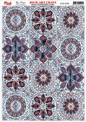 8359 PİRİNÇ DEKUPAJ KAĞIDI (Rice Paper) - 1