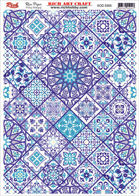 8360 PİRİNÇ DEKUPAJ KAĞIDI (Rice Paper) - 1