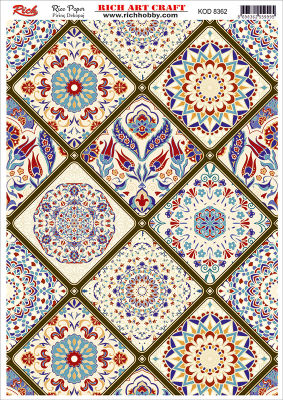 8362 PİRİNÇ DEKUPAJ KAĞIDI (Rice Paper) - 1
