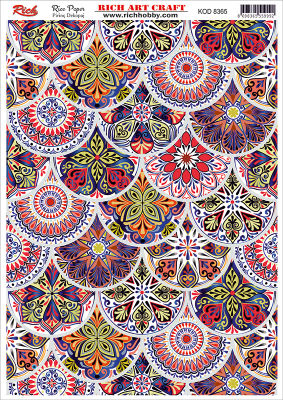 8365 PİRİNÇ DEKUPAJ KAĞIDI (Rice Paper) - 1