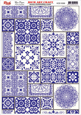 8366 PİRİNÇ DEKUPAJ KAĞIDI (Rice Paper) - 1