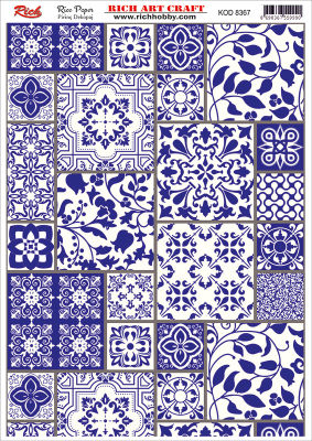 8367 PİRİNÇ DEKUPAJ KAĞIDI (Rice Paper) - 1
