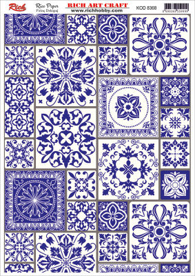 8368 PİRİNÇ DEKUPAJ KAĞIDI (Rice Paper) - 1