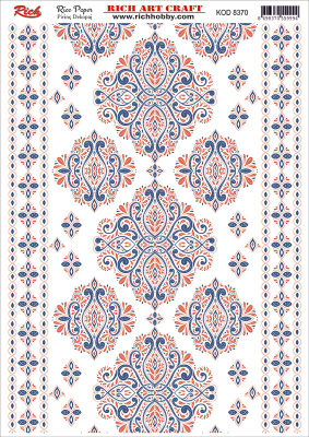 8370 PİRİNÇ DEKUPAJ KAĞIDI (Rice Paper) - 1