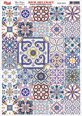 8372 PİRİNÇ DEKUPAJ KAĞIDI (Rice Paper) - 1
