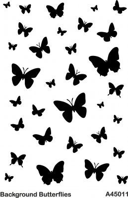 A45011 Background (Arka Plan) Stencil 20x30 cm. - 1