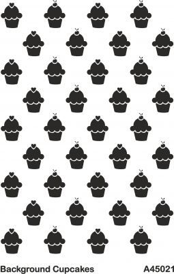 A45021 Background (Arka Plan) Stencil 20x30 cm. - 1